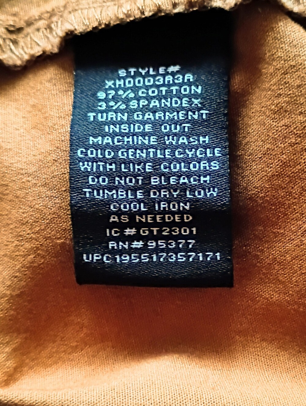 SOCIAL STANDARD by Sanctuary Shorts Dark Tan Roll Tab Hem Button Stretch MEDIUM - Picture 5 of 5